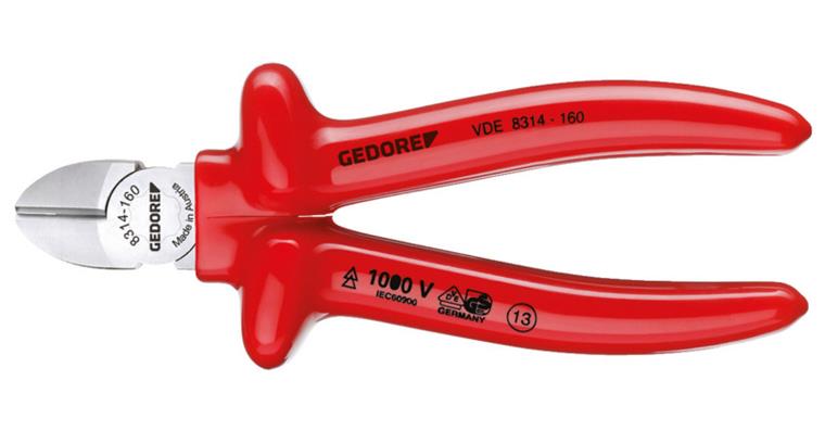 1001104834 VDE diagonal cutters with dipped insulation 140 mm 6743540