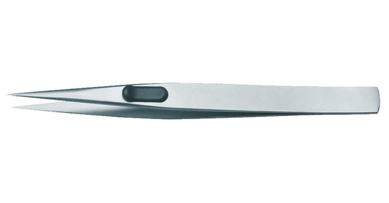 1001107602 Precision tweezers flat non-glare frosted 1881655