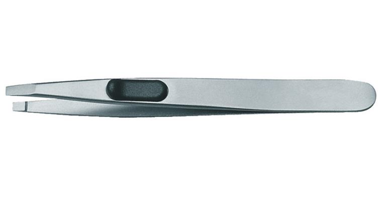 1001107604 Precision tweezers flat gripping surface non-glare matt finish 1881671