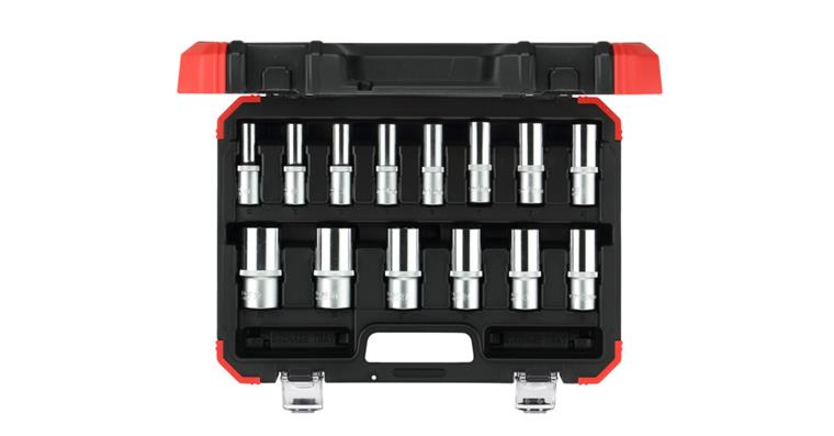 1001112259 socket wrench set 1/2 inch hexagon 10-32 mm 14-piece 3300008