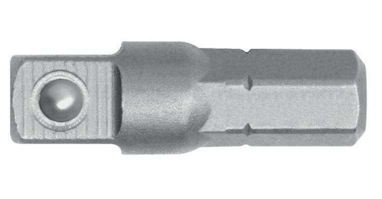 1001111361 drive adapter 1/4 inch square x 1/4 inch hexagonal 25 mm 3300149