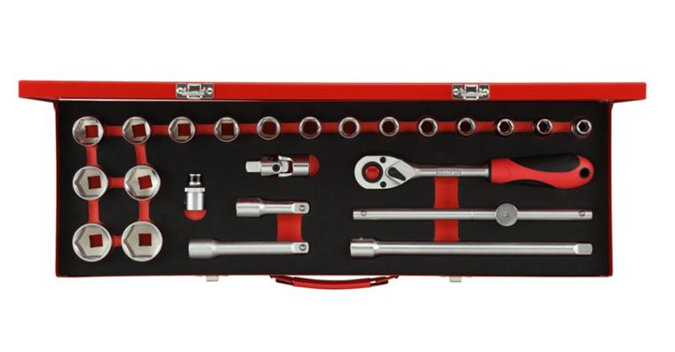 1001112264 socket wrench set 1/2 inch 10-32 mm 24-piece 3300006