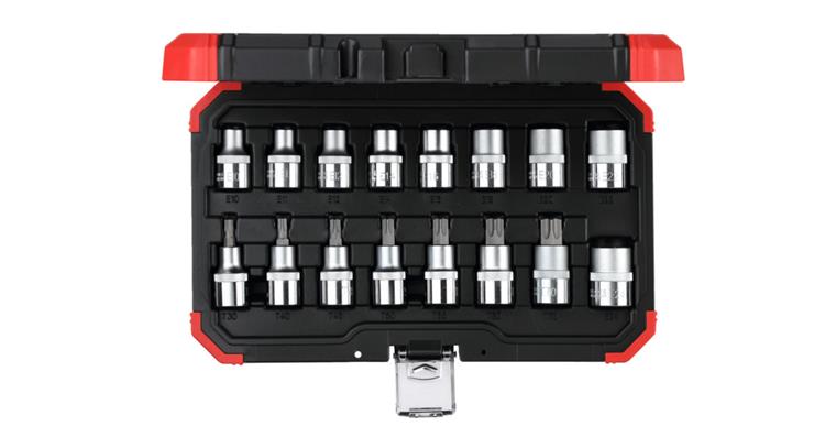 1001112261 socket wrench set 1/2 inch TX E10-24T30-70 16-piece 3300009