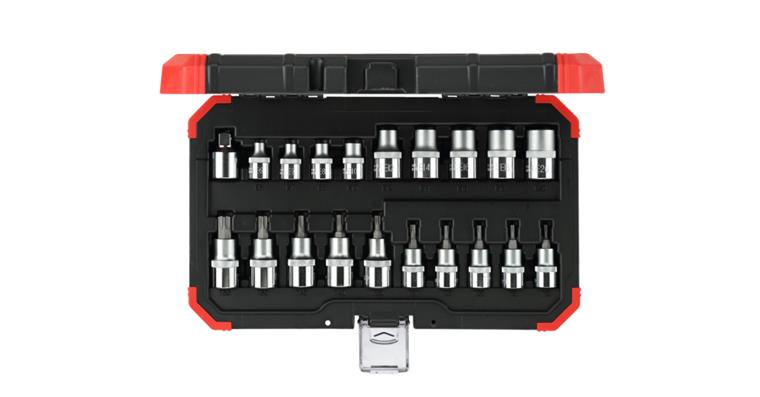 1001112967 socket wrench set 1/2 inch TX 20-piece 3300045