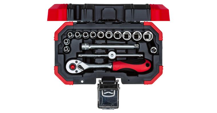 1001112266 socket wrench set 1/4 inch 4-13 mm 16-piece 3300050