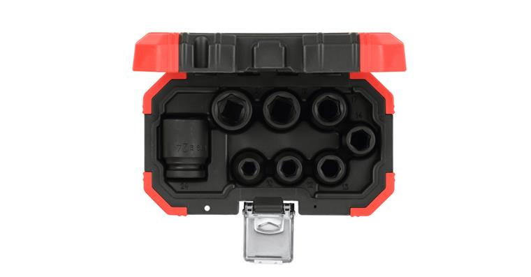 1001111812 Power wrench socket set 1/2 inch 8-piece 3300575