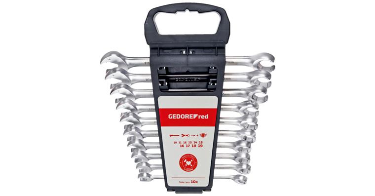 1001112717 combination ratchet wrench open-end 10-19 mm 10-piece 3301003