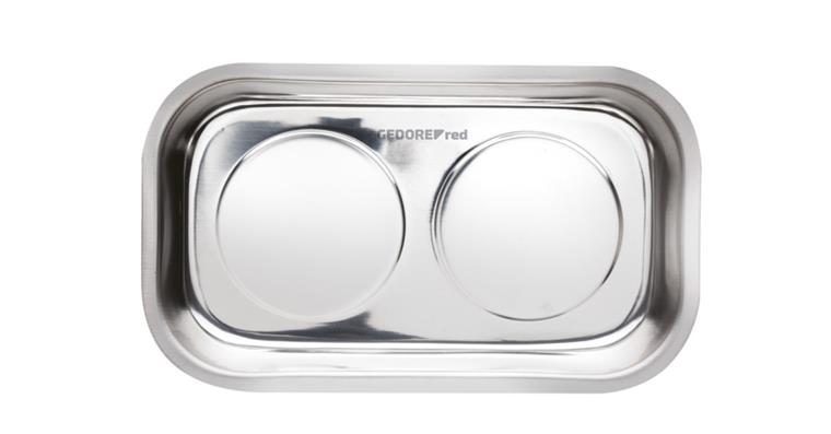1001112826 Stainless steel magnetic tray 2x magnet 240x140 mm 3301547