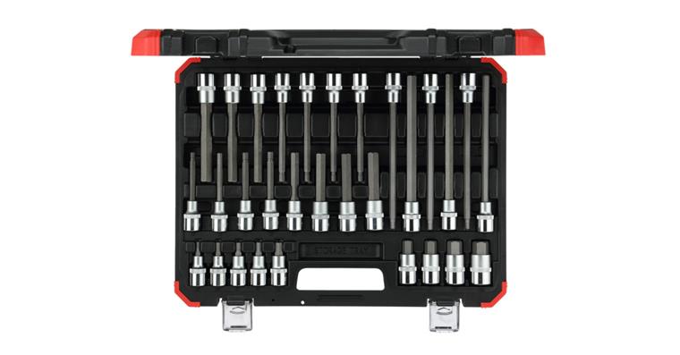 1001112049 Screwdriver bits 1/2 inch hexagon 30-piece 3301573