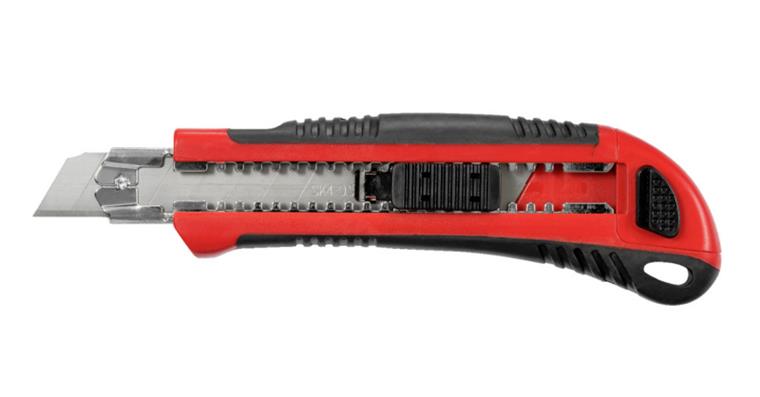 1001111471 cutter knife 5 blade width 18 mm + sharpener 3301603