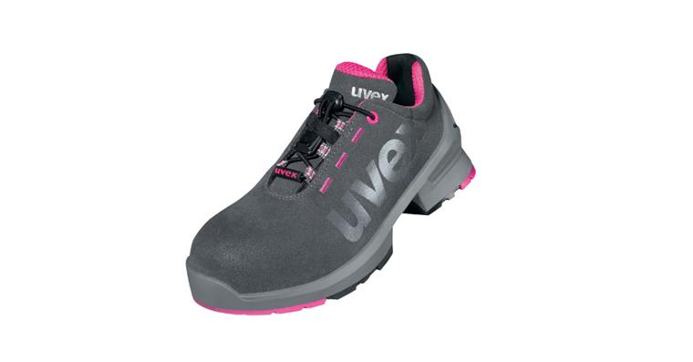 1005072287 1 ladies low shoes S2 85627 gray pink width 10 size 39 8562739