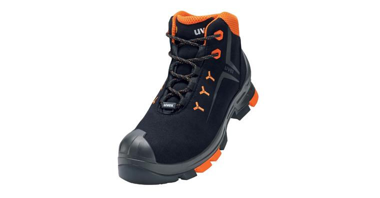 1005078779 2 boots S3 65091 black orange width 10 size 43 6509143