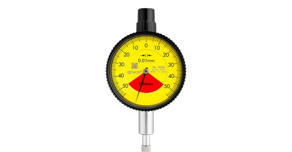 Sicherheitsmessuhr metrisch 1 mm, 0,01mm IP52, mit flacher Rückwand
