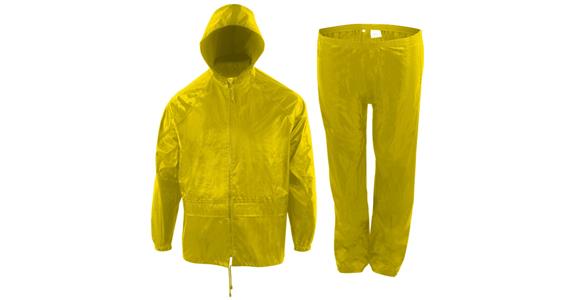 Regenset (Jacke+Hose) gelb Gr. XL