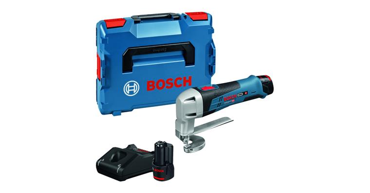 1005100181 Akumulátorové nůžky na plech Bosch GSC 12V-13 2x 2,0 Ah