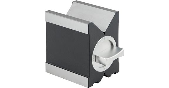 Dvojitý hranol ATORN, magnetický, 100 mm, kalený, dřevěné pouzdro