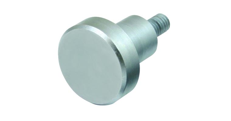 1001362882 Plochý měřicí dotek pro úchylkoměry, M2,5×0,45, prům. 10×10 mm, ocel