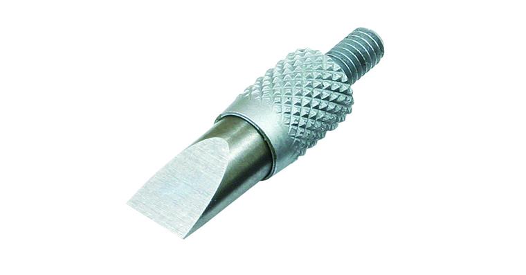 1001360312 Klínový měřicí dotek pro úchylkoměry, M2,5×0,45, Ø 45×15 mm, SK