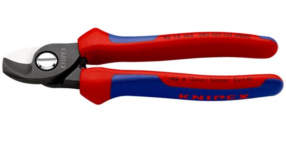 Štípací kleště na kabely KNIPEX, 165 mm, s dvoudílnou rukojetí