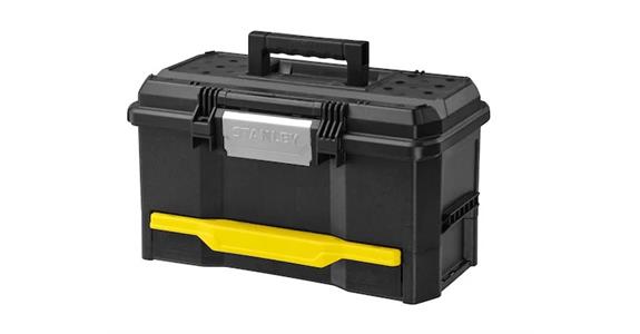 Tool box plastic with integrated drawer
