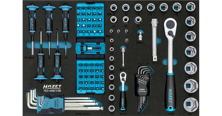 1001210941 tool set 163-466/106 Phillips profile PH Number of tools 106