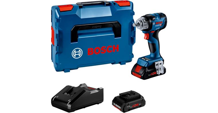 1090367110 Aku rázový utahovák GDS 18V-330 HC, L-BOXX 136, 2x baterie 18 V 4,0 Ah