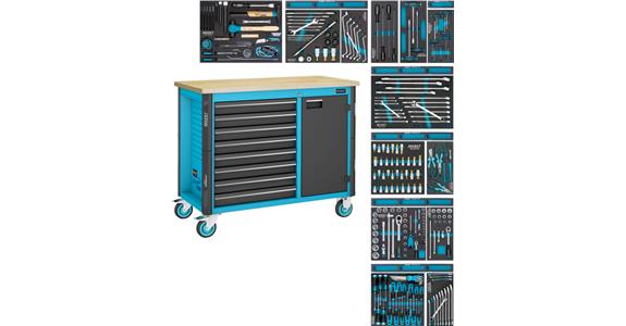 Werkbank 179NW-8/244 mit 244 Profil-Werkzeugen