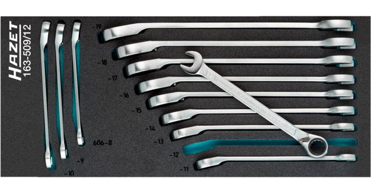 1001211675 ratchet combination wrench set 163-509/12 No. of tools 12