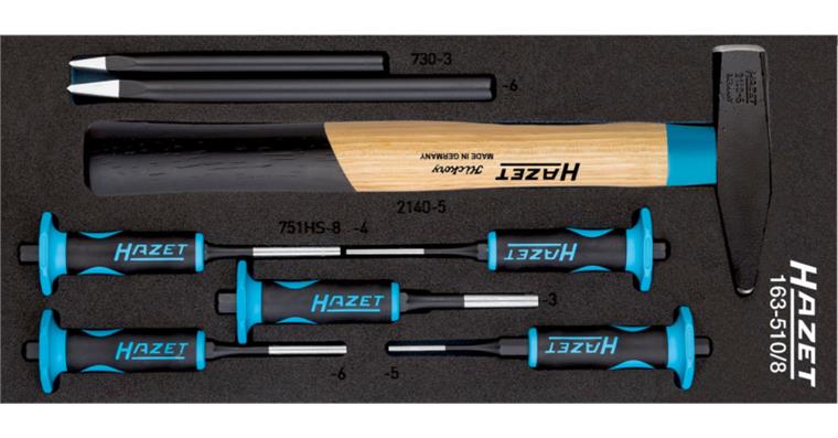 1001211676 pin punch set 163-510/8 Number of tools 8