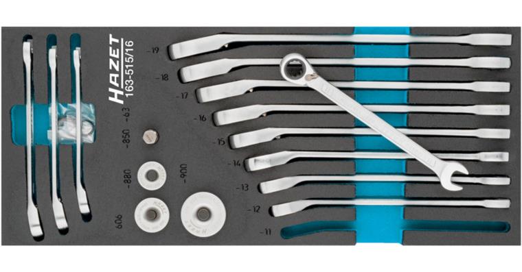1001211680 ratchet combination wrench set 163-515/16 No. of tools 16
