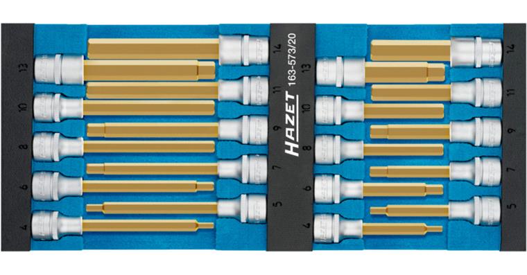 1001212319 Screwdriver socket set 20-piece set 163-573/20
