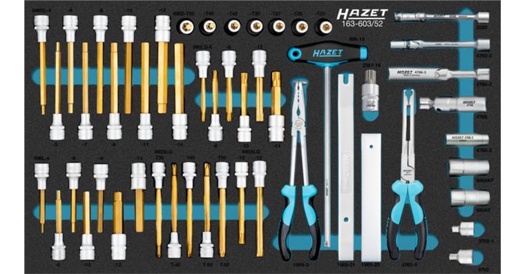 1001213212 screwdriver socket set 163-603/52 52 tools