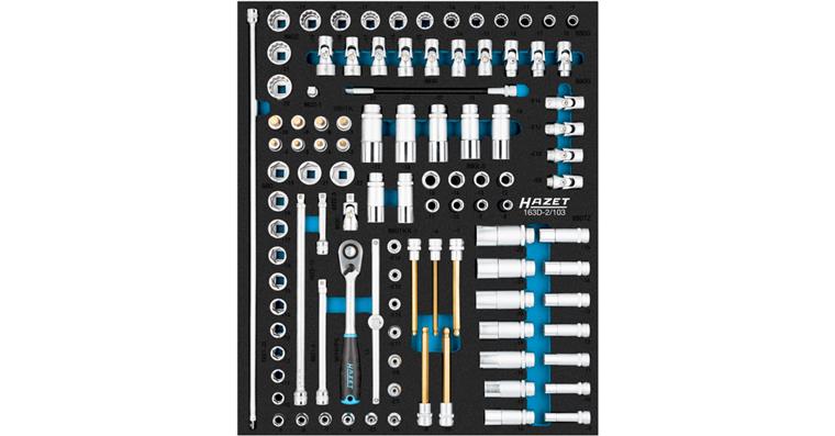 1001213226 Socket wrench set 163D-2/103 3 - 22 E5 - E14 Number of tools 103