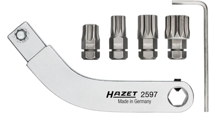 1001213110 Door hinge insertion tool curved bit holder set 5-piece 2597-2/5