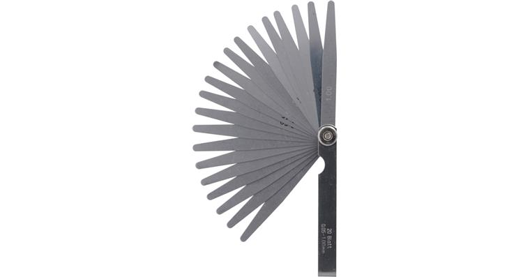 1095011793 Spárové měrky, 20 lístků, 0,05–1,0 mm
