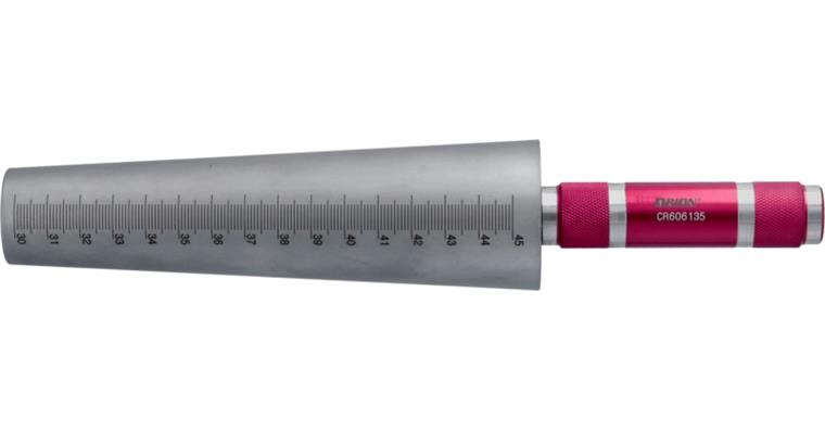 1095011812 Měřicí trn kónických otvorů, průměr 30-45 mm, stupnice 0,1 mm