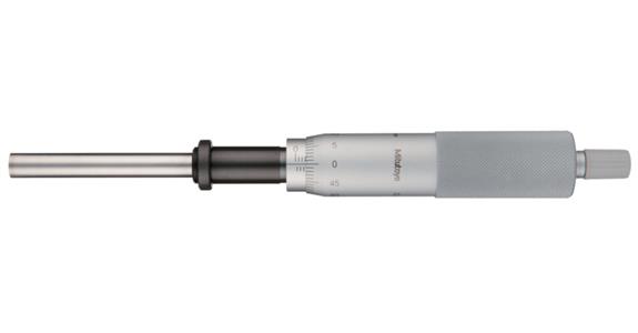 Vestavěný mikrometr s upínací maticí s ráčnou MR 0-50 mm, odečet 0,01 mm