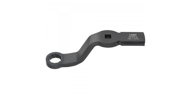 1001211770 Double hexagon impact ring wrench with 2 striking faces 2872FS-24