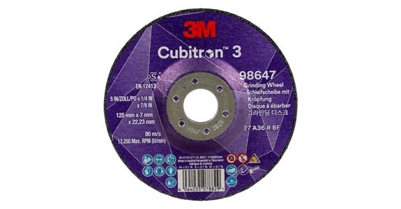 Schruppscheibe 3M™ Cubitron™ 3 36+ 125mm x 7mm