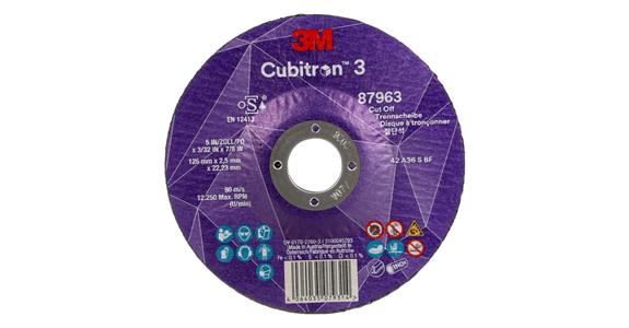 Trennscheibe 3M™ Cubitron™ 3 36+ 125mm x 2,5mm