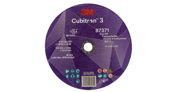 Trennscheibe 3M™ Cubitron™ 3 36+ 230mm x2,5mm