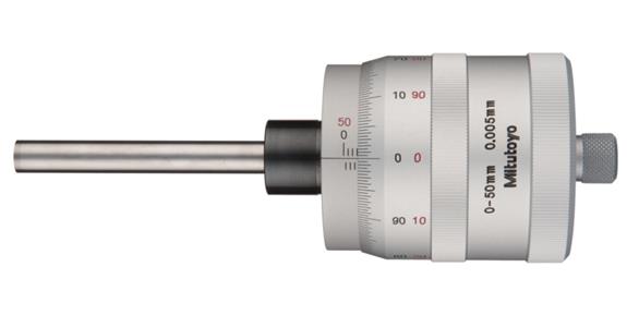 Vestavěný mikrometr s neotočným vřetenem MR 0-50-0 mm rozteč 1 mm/ot