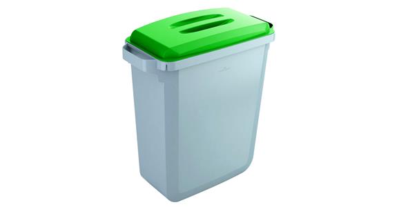 Wertstoffsammler Durabin 60 Liter mit Deckel grau/grün
