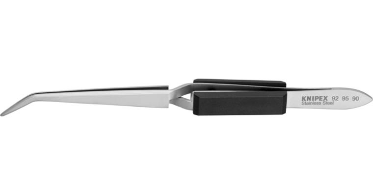 1001600589 Univerzální křížová pinzeta,162 mm, úhlová