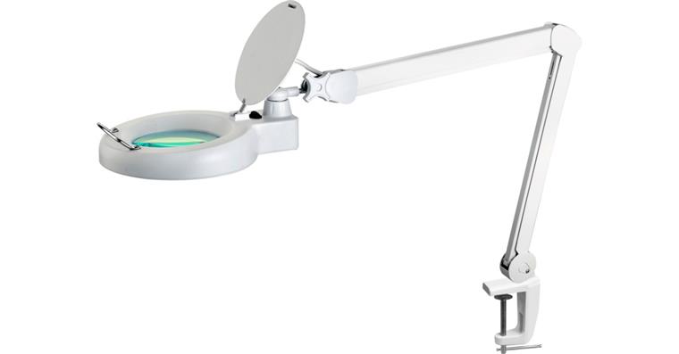 1095011863 Lupa s LED osvětlením se stolní svorkou a 1,75násobným zvětšením