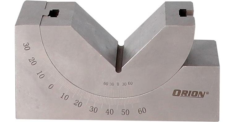 1095011732 Nastavitelný hranolový úhelník, 0° až 60°, rozměry 102 × 46 × 49 mm