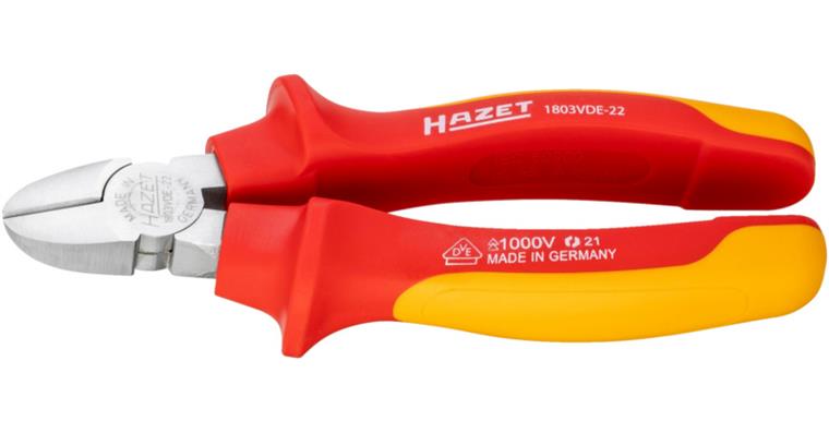 1001206085 Side cutting pliers with protective insulation 1803VDE-22