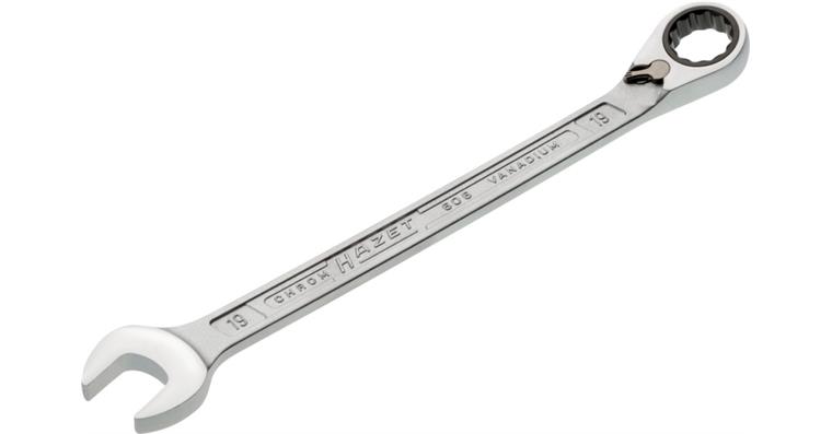 1050399212 ratchet combination wrench 606-19 external double hexagon traction profile