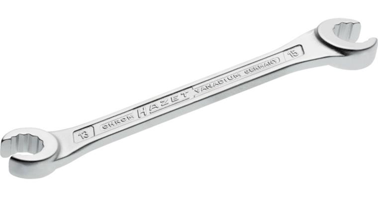 1001204701 double ring wrench open 612-13X15 external double hexagonal profile