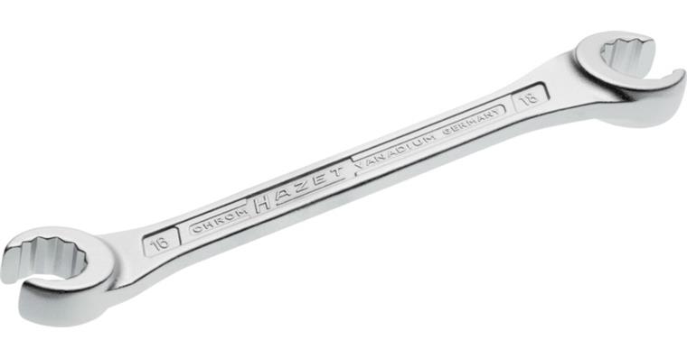 1001200481 Open-ended double ring wrench 612-16X18 Outer double hexagonal profile
